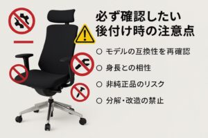必ず確認したい後付け時の注意点