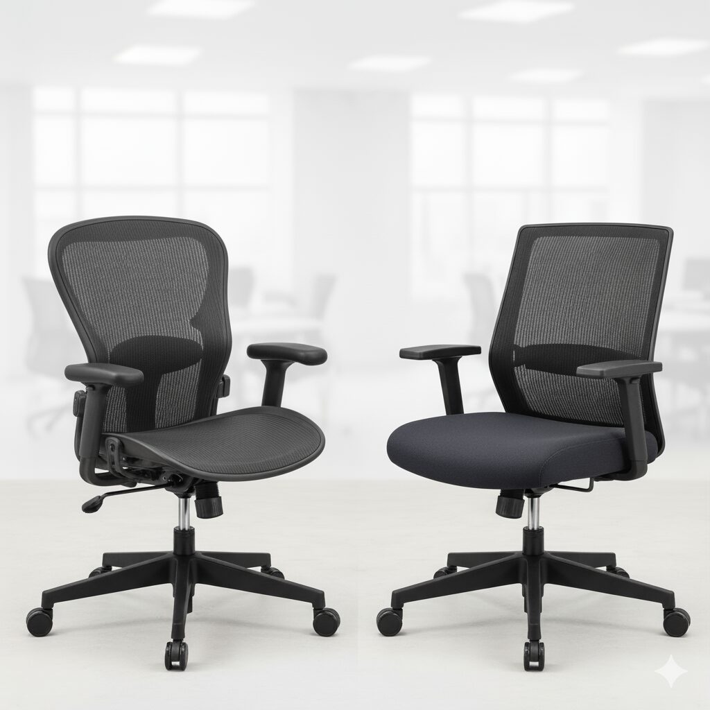 【座面】メッシュ VS クッション｜どっちを選ぶ？≪基本比較編≫