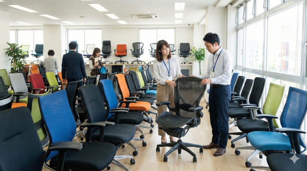 節税メリットがある中古オフィスチェアを選ぶ日本人のビジネスパーソン
