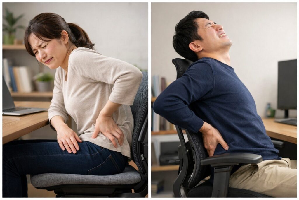 腰痛が悪化するケースと体に合わない人の特徴